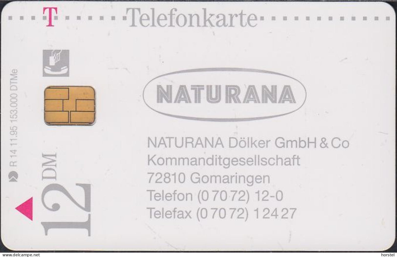 GERMANY R14/95  Naturana - Gomaringen - Sexy Nice Girl - R-Series: Regionale Schalterserie