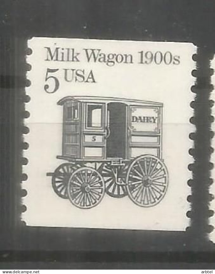 ESTADOS UNIDOS USA MILK WAGON LECHE - Kutschen