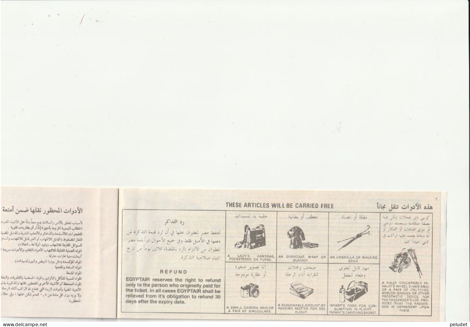 Passenger Ticket And Baggage Check Egyptair - ASWAN ABUSIMBEL ASWAN - 1989 - Mondo