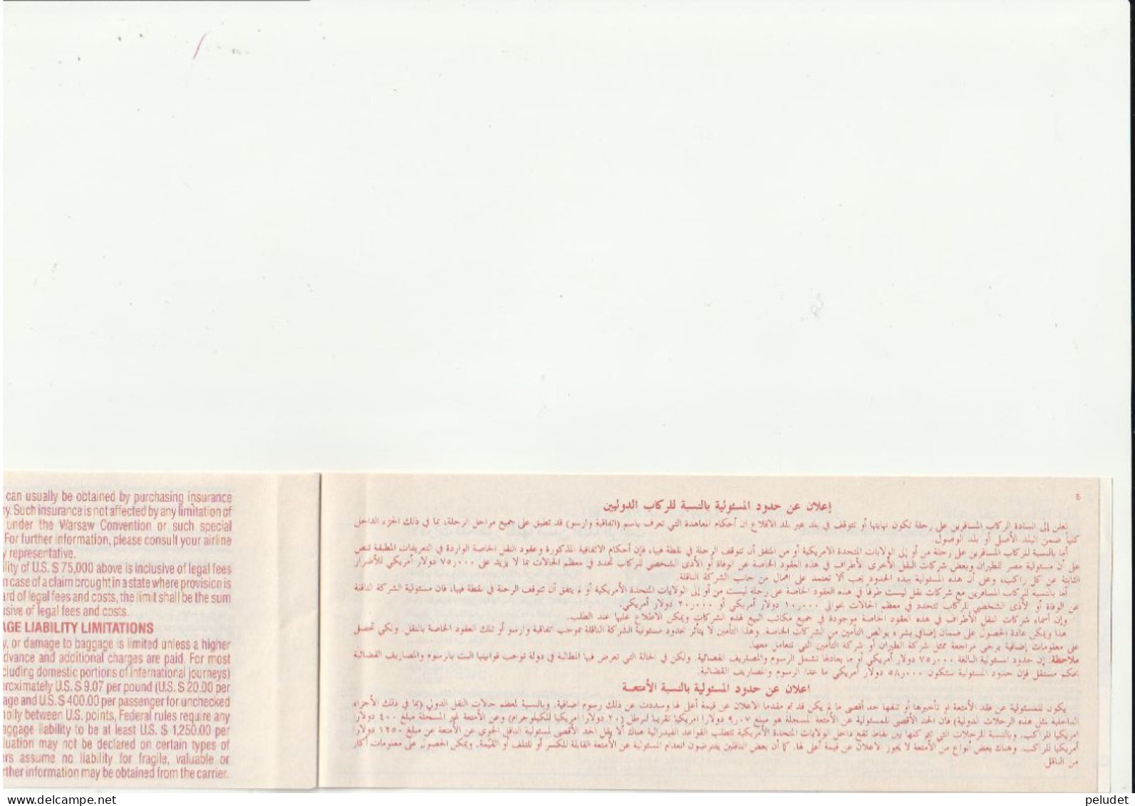 Passenger Ticket and Baggage Check Egyptair - ASWAN ABUSIMBEL ASWAN - 1989