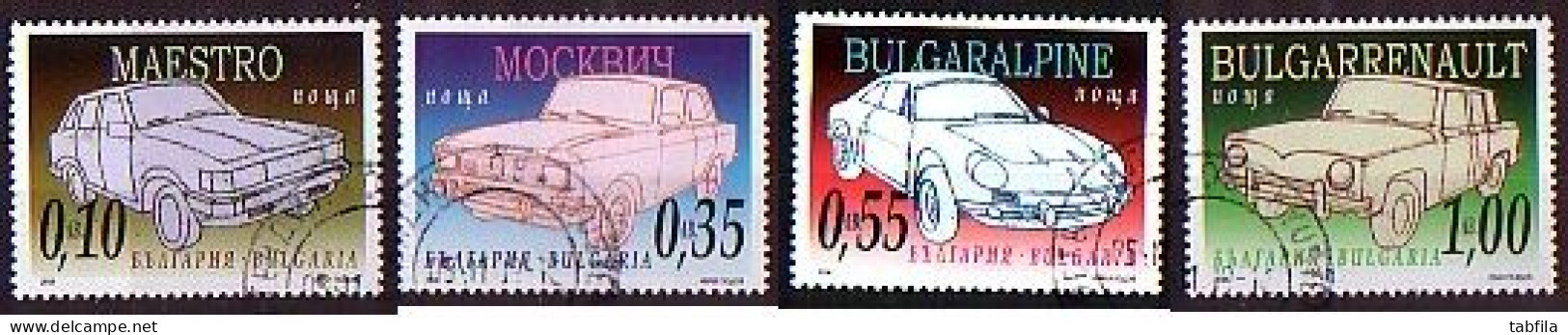 BULGARIA - 2006 - Light Cars - 4v Used - Gebruikt