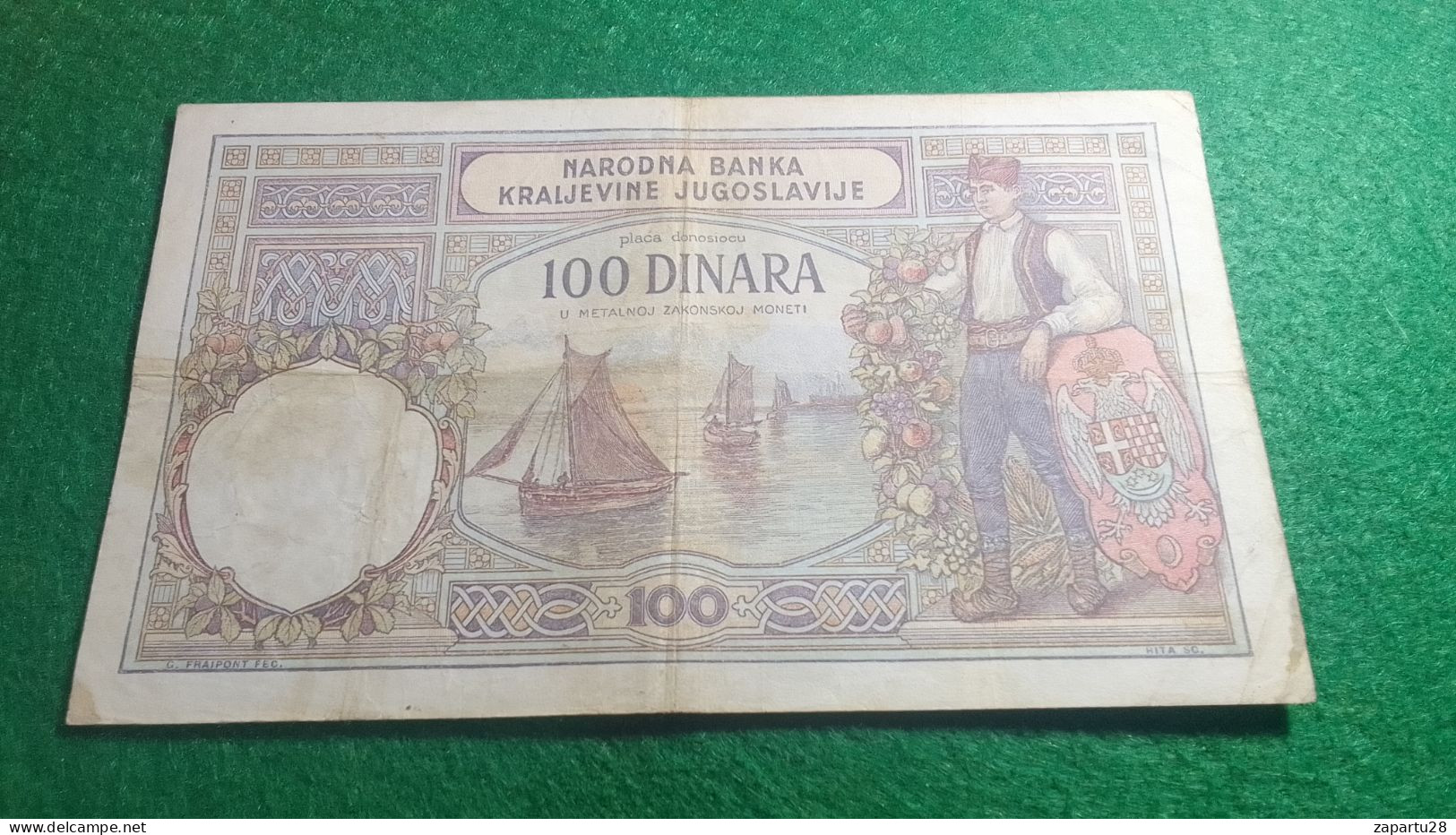 SIRBİSTAN-   100       DİNARA        XF - Serbie