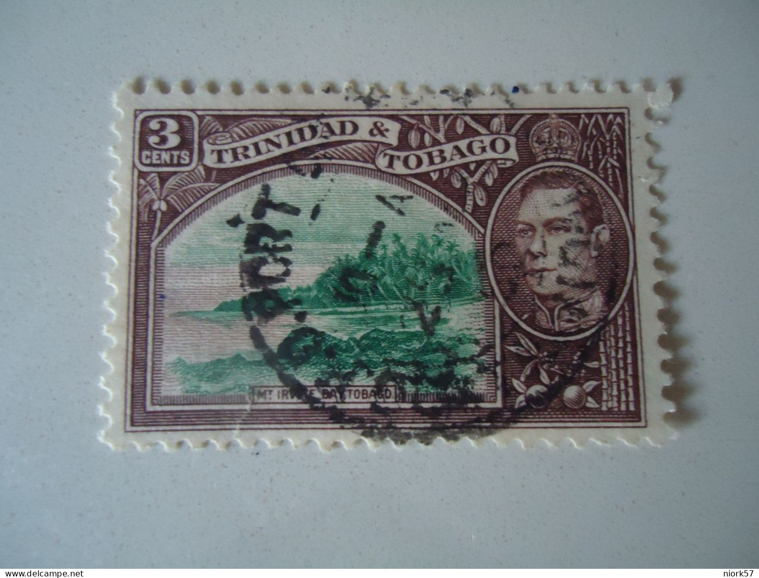 TRINIDAD & TOBAGO USED STAMPS   LANDSCAPES BAY   WITH POSTMARK - Trinidad & Tobago (1962-...)