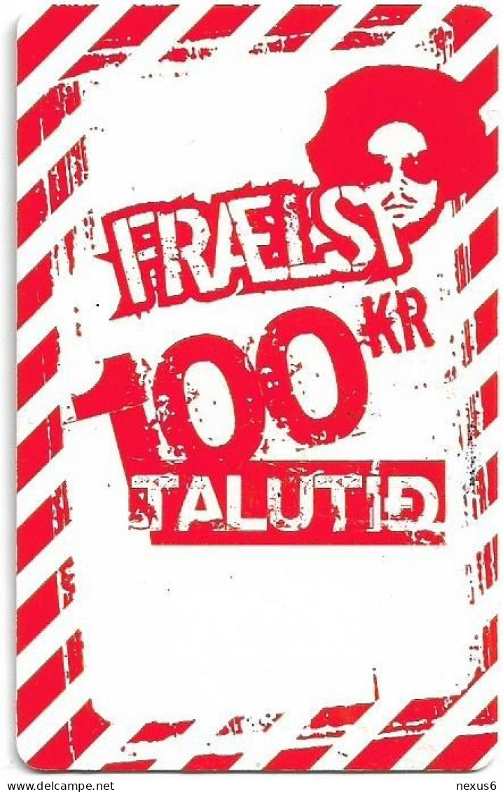 Faroe - Kall Frælsi Talutid, Exp.10.2007, Consecutive CN., GSM Refill 100Kr., Used - Faeroër