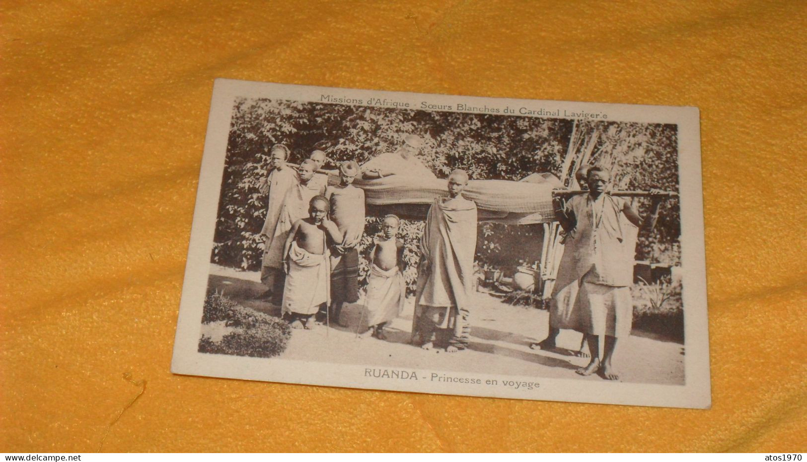 CARTE POSTALE ANCIENNE NON CIRCULEE DATE ?../ MISSIONS D'AFRIQUE.- RUANDA. PRINCESSE EN VOYAGE.. - Ruanda-Urundi