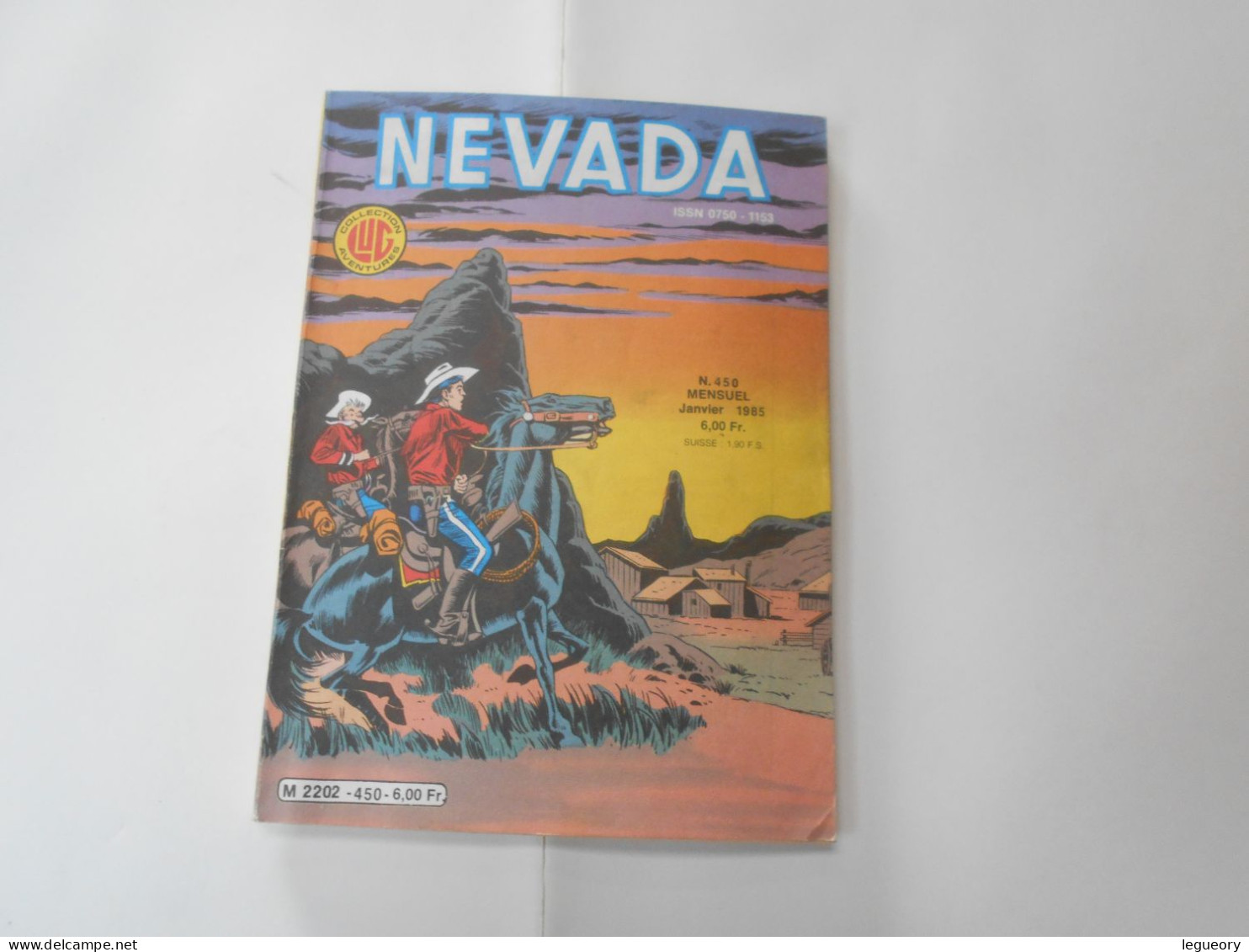 Nevada    N° 450   Mensuel    Janvier   1985 - Nevada