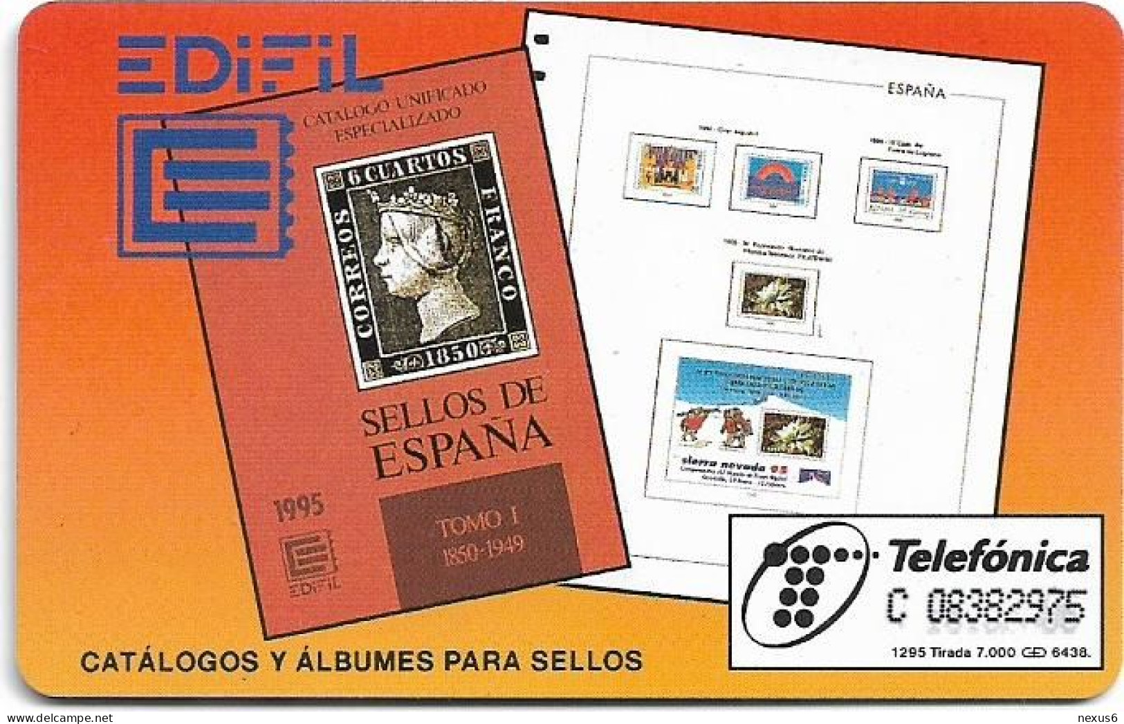 Spain - Telefónica - Edifil 1996 - Sorteo Fiat Brava - P-163 - 12.1995, 7.000ex, Used - Emissioni Private