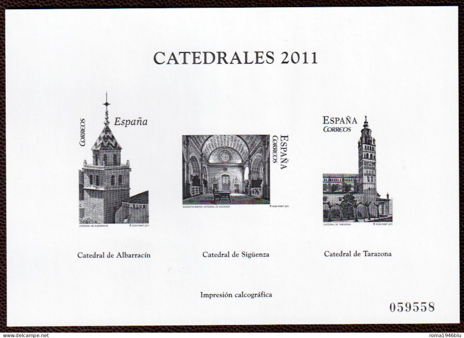 Spagna 2011 Architettura - Prova **/MNH VF - Prove & Ristampe