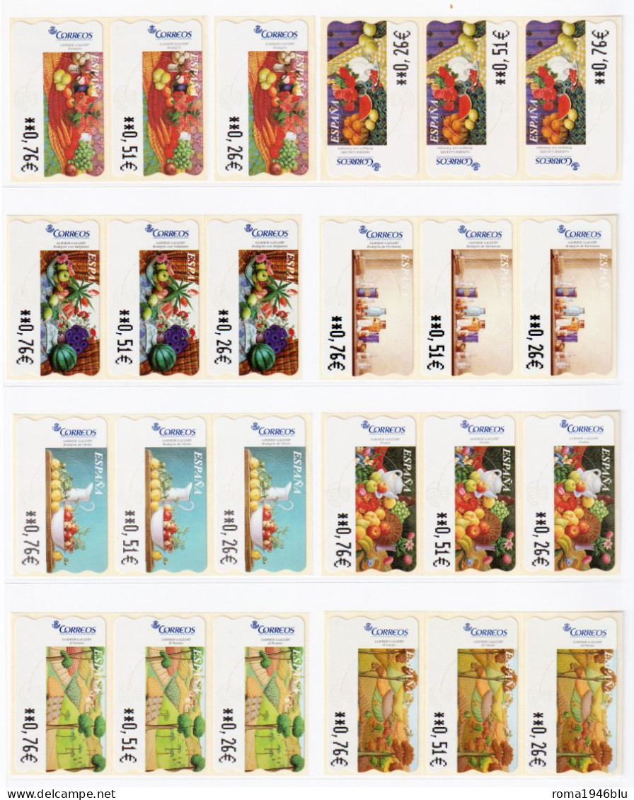 Spagna ATM Collection almost 300 val. **/MNH VF