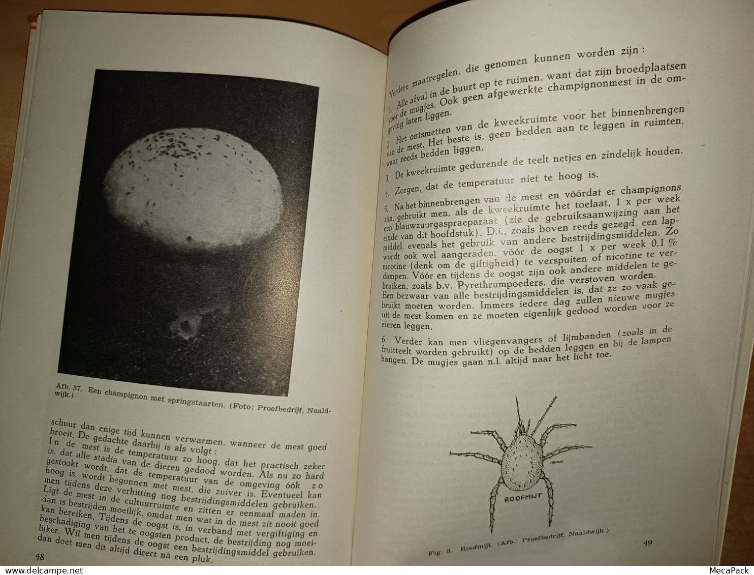 De Champignoncultuur - E.JD. Roelfsema - 3de Druk - Uitgeverij De Torenlaan (1950) - Pratique