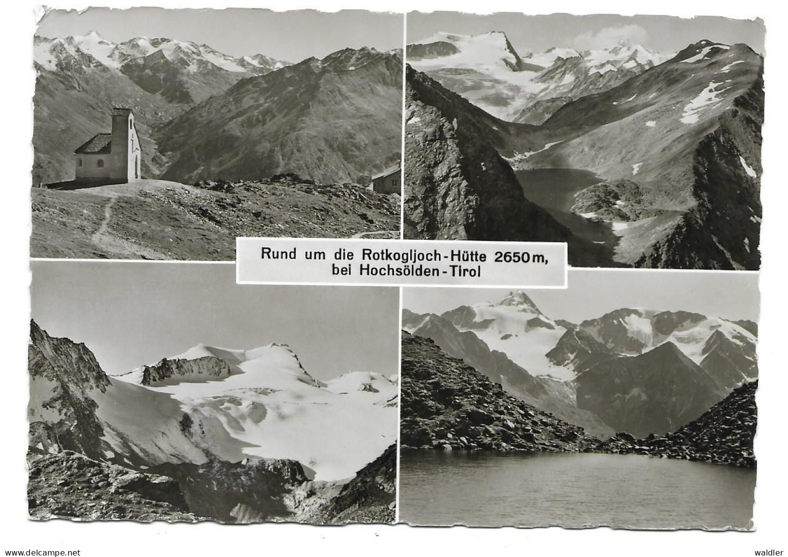 64250  HOCHSÖLDEN / OETZTAL - RUND UM DIE ROTKOGLJOCH-HÜTTE - Sölden