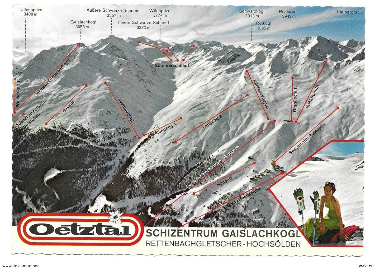 64250  HOCHSÖLDEN / OETZTAL - SCHIZENTRUM GAISLACHKOGL - Sölden