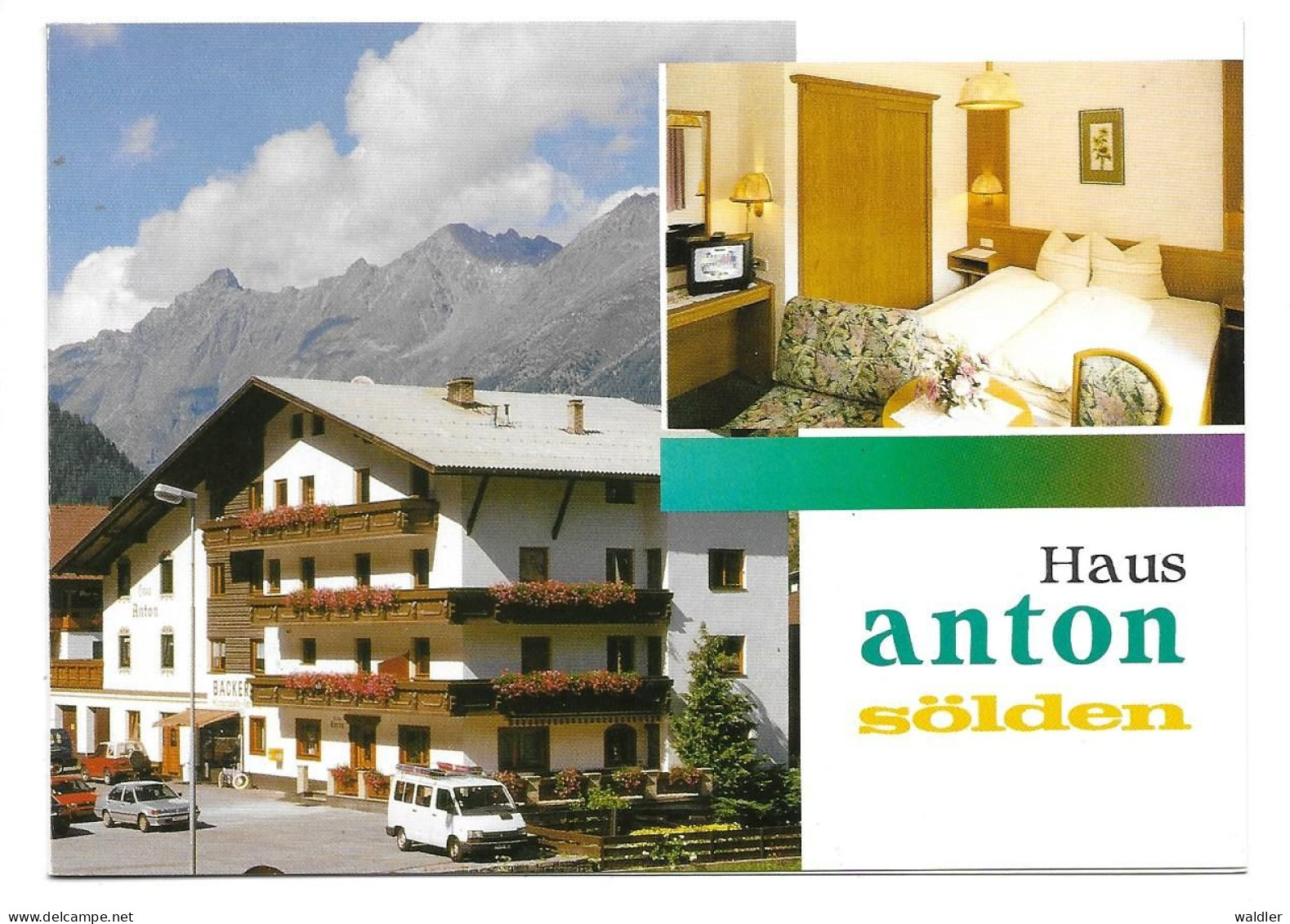 64250  SÖLDEN / OETZTAL - HAUS ANTON, WERBEKARTE - Sölden