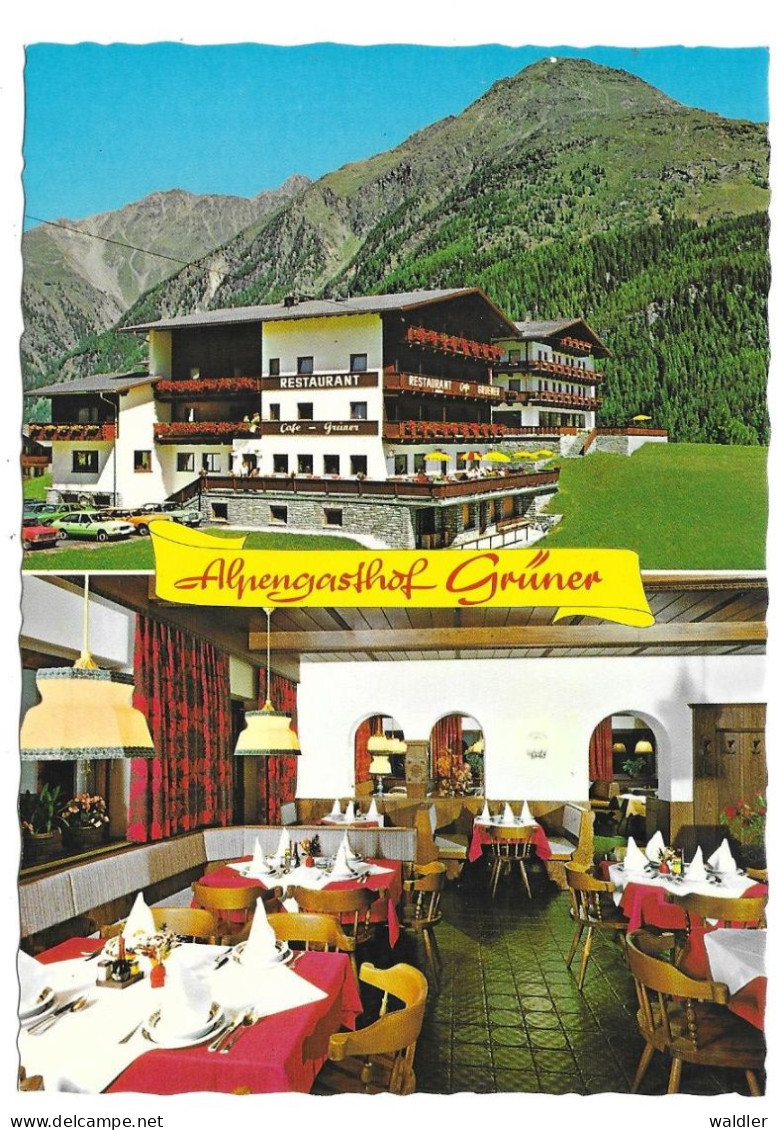 64250  SÖLDEN / OETZTAL - GASTHOF GRÜNER, AUSSERWALD 352 - Sölden