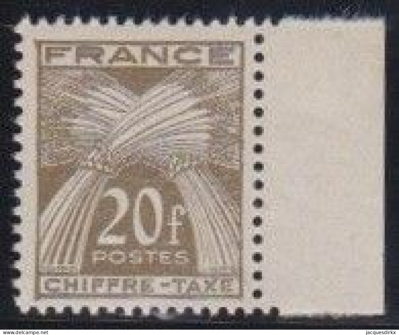 France    .  Y&T   .     Taxe 77       .   **      .    Neuf Avec Gomme Et SANS Charnière - 1859-1959 Nuevos