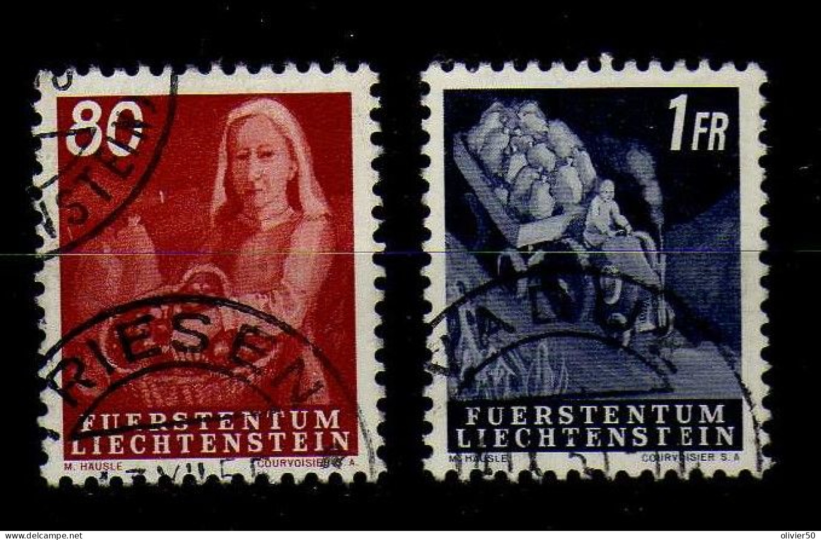 Liechtenstein - (1951) - Travaux Agricoles - Oblit - Gebraucht