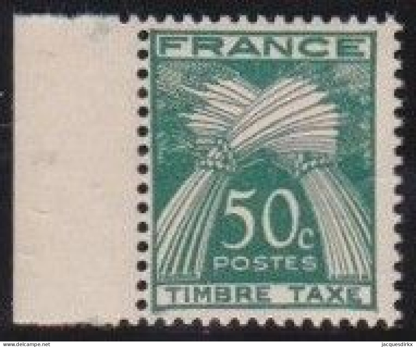 France    .  Y&T   .     Taxe  80       .   **      .    Neuf Avec Gomme Et SANS Charnière - 1859-1959 Nuevos