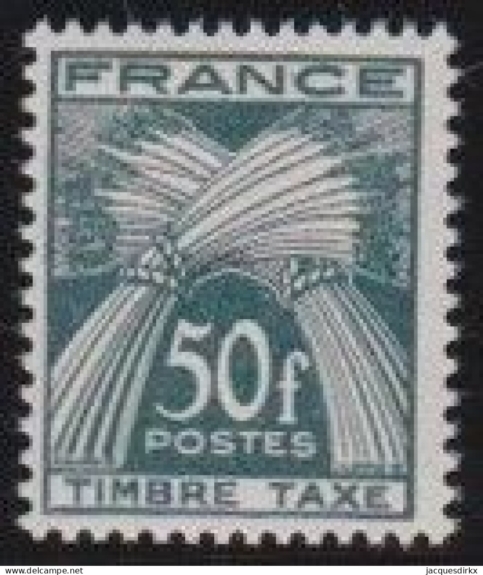 France    .  Y&T   .     Taxe  88       .   **      .    Neuf Avec Gomme Et SANS Charnière - 1859-1959 Nuevos