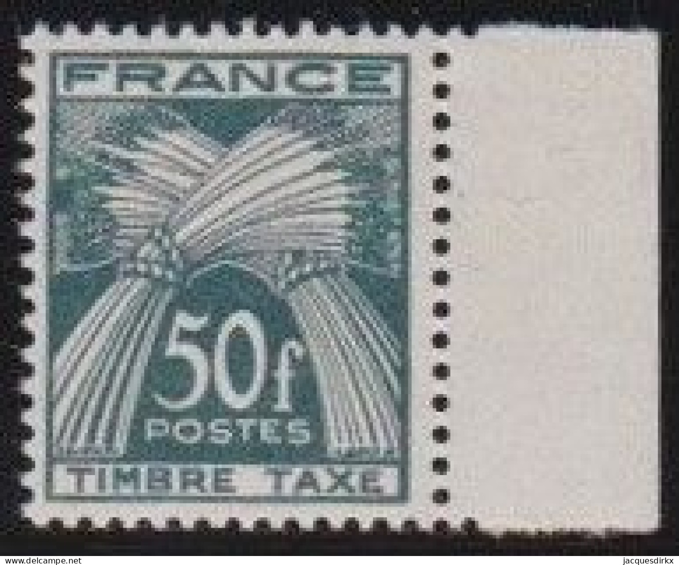 France    .  Y&T   .     Taxe  88       .   **      .    Neuf Avec Gomme Et SANS Charnière - 1859-1959 Mint/hinged