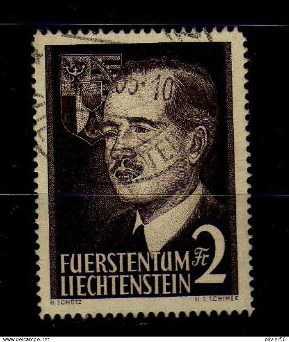 Liechtenstein - (1955) -  2 F. Prince Francois-Joseph II - Oblit - Gebraucht