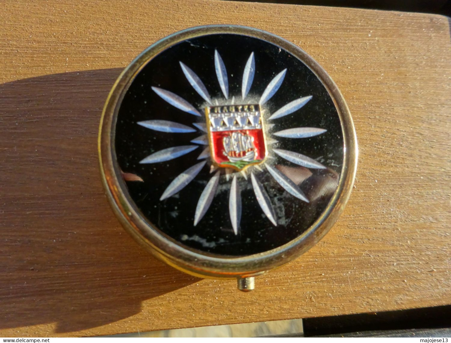 Boite Bijoux Blason Nantes Bretagne NEM, Jewelry Coat Arms Box, Wappen Schmuckkästchen Schmuckschatulle - Matériel