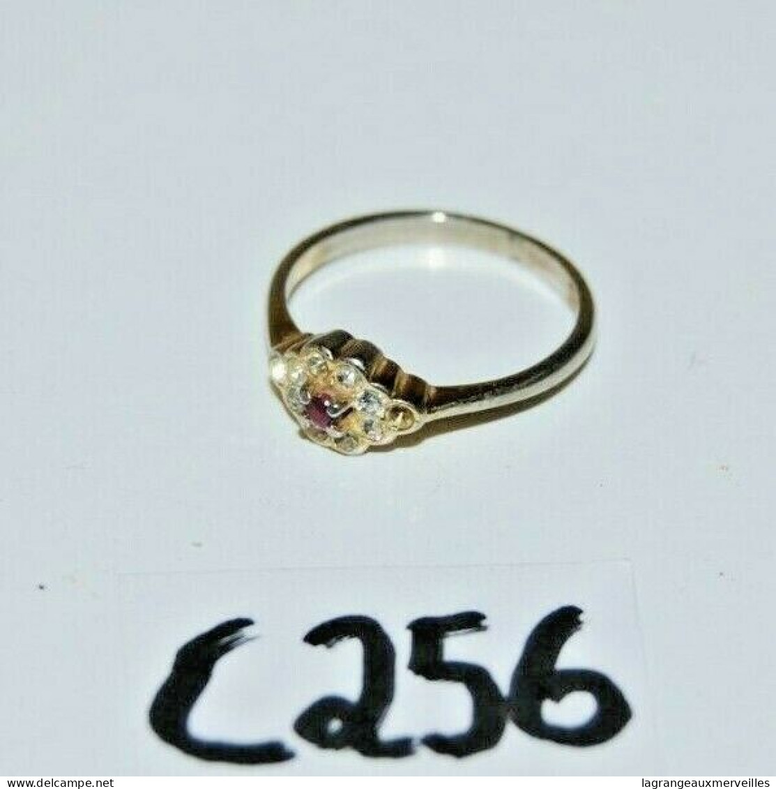 C256 Bijou - Fantaisie - Ancienne Bague - Brillant - Bagues