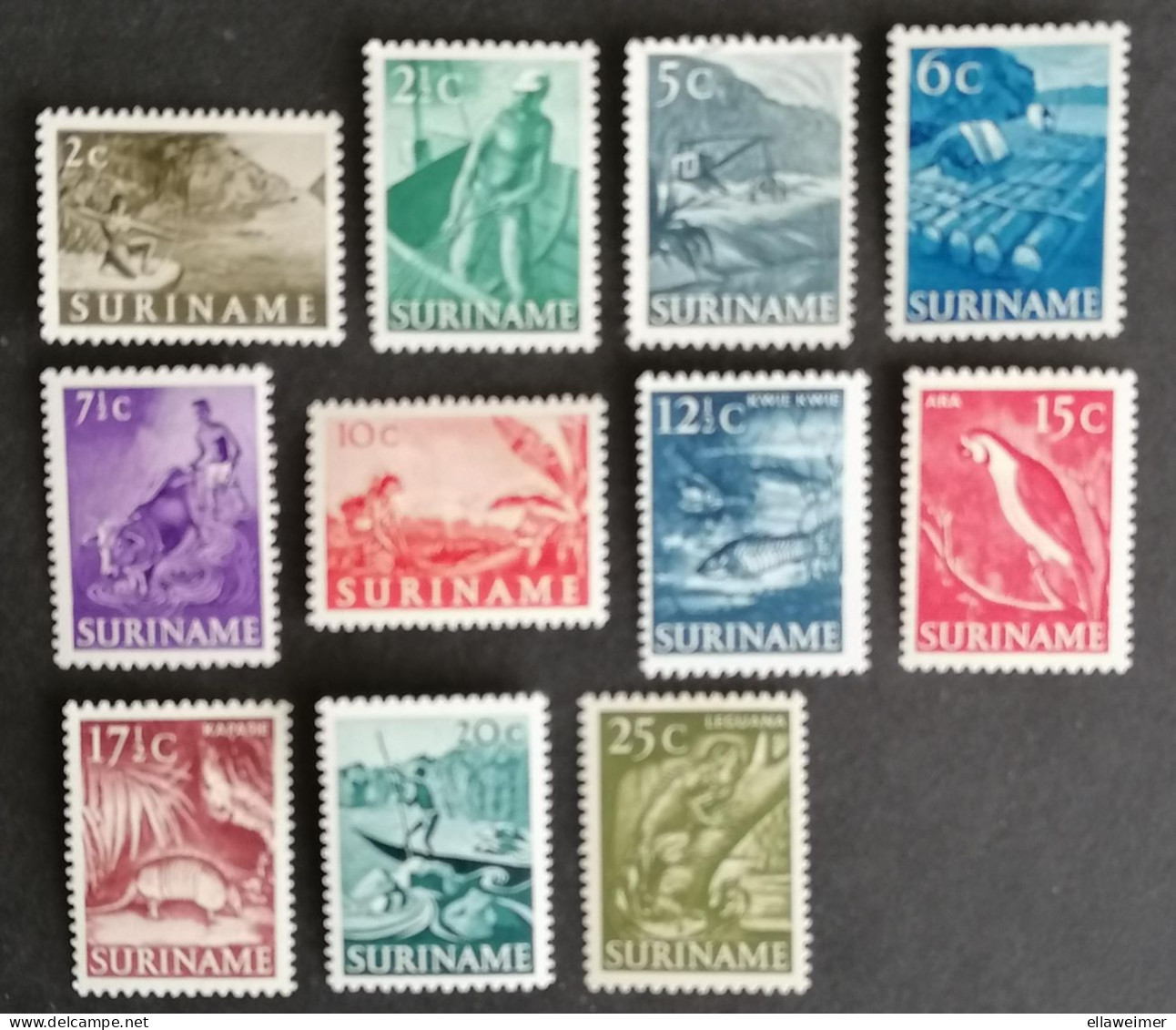 Suriname - Nrs. 297 T/m 307 (postfris Met Plakker) - Suriname ... - 1975