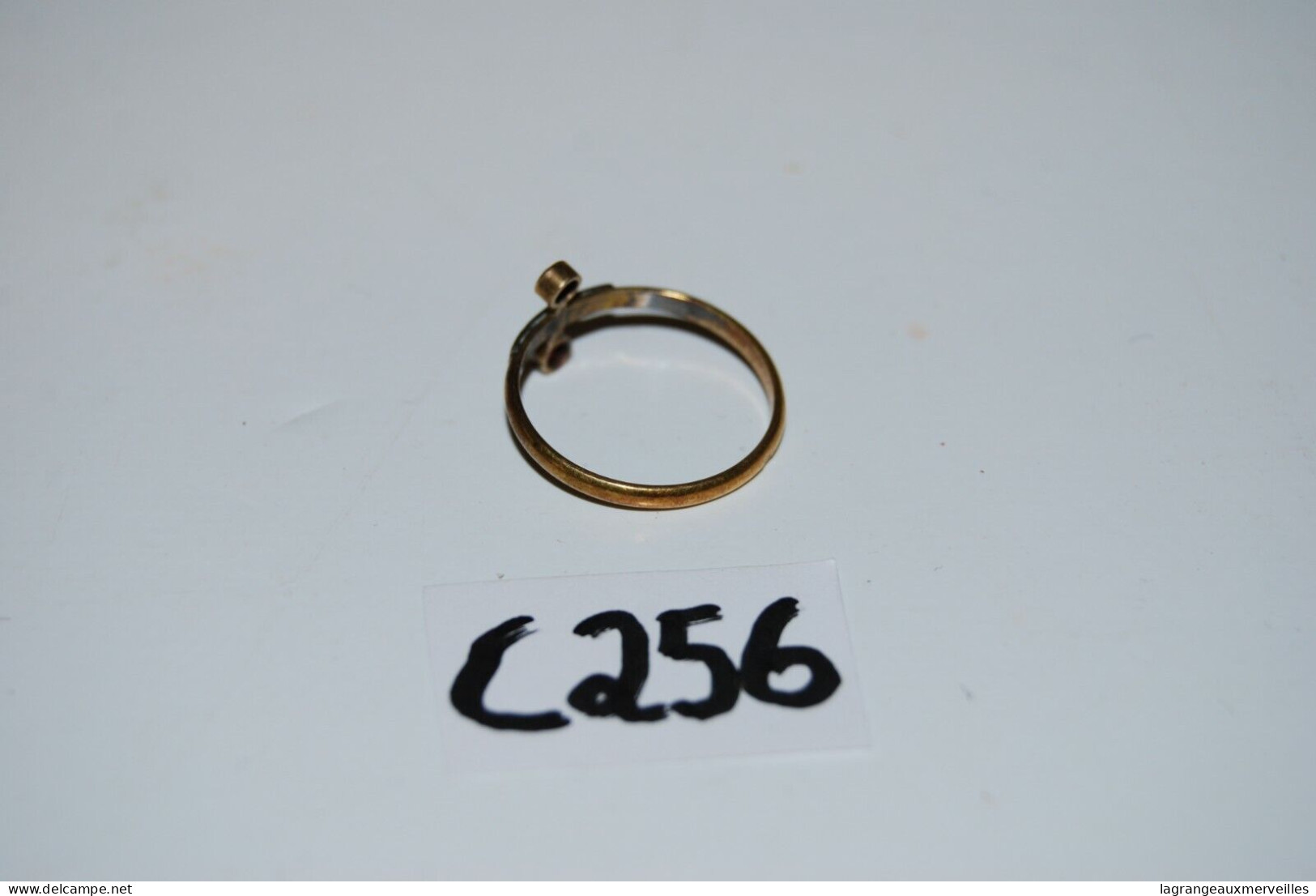 C256 Bijou - Fantaisie - Ancienne Bague - Brillant - Ring