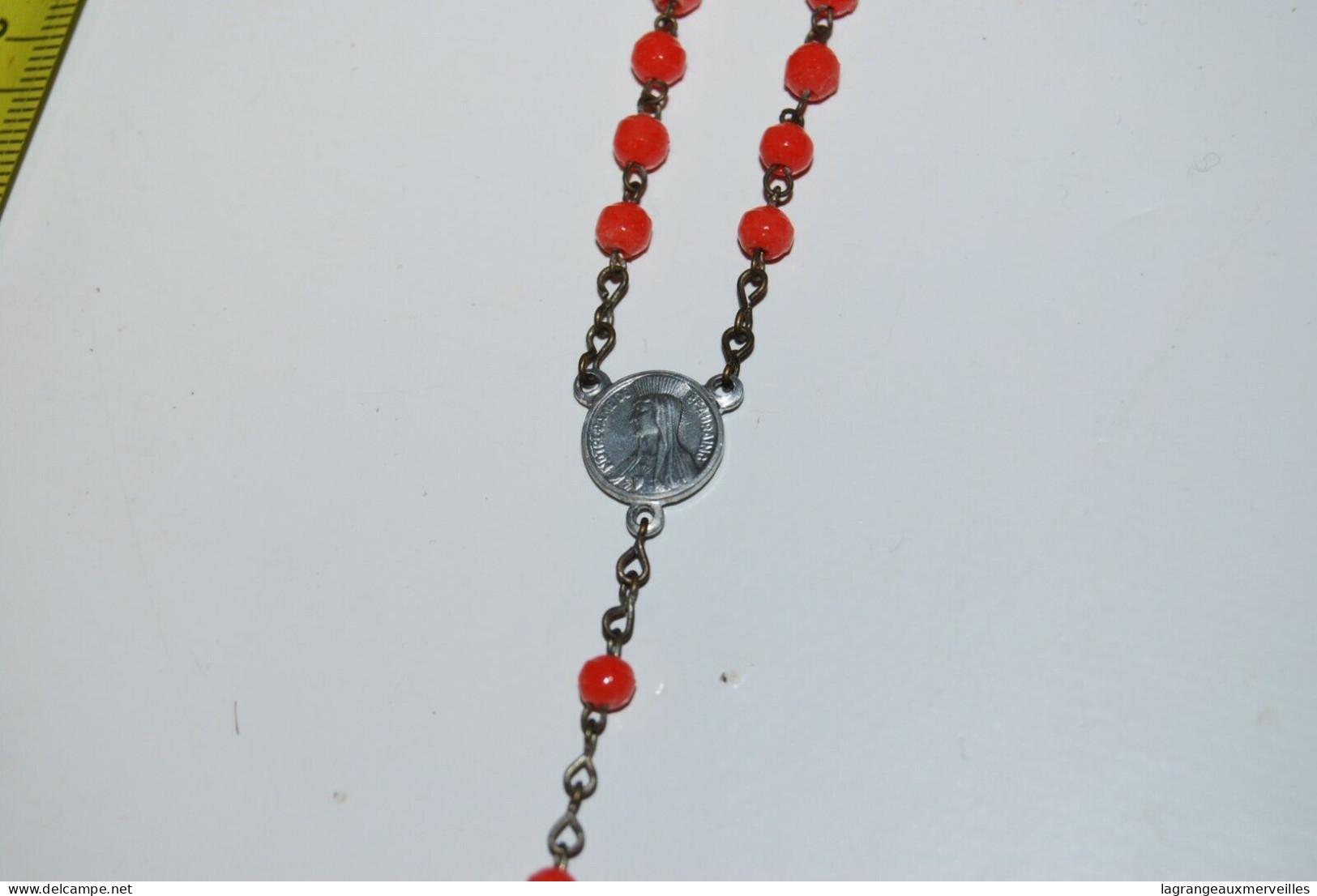 C256 Bijou - Fantaisie - Ancien Collier - Chaine Avec Croix - Colliers/Chaînes