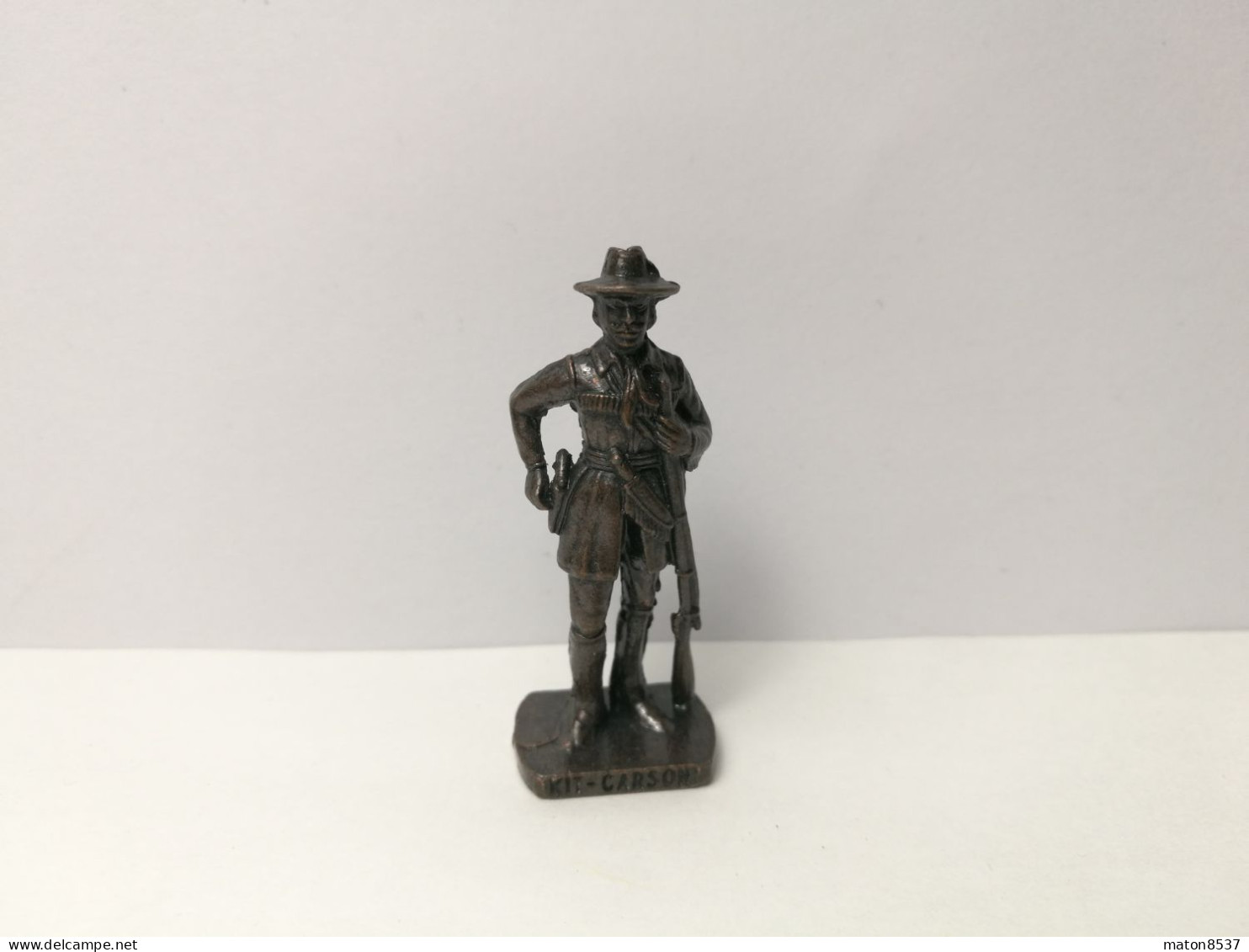 Kinder : K94 N114  Berühmte Westmänner II 1985-93 - Pat Garrett  - Brüniert  - Scame - 40mm - 6 - Figurine In Metallo