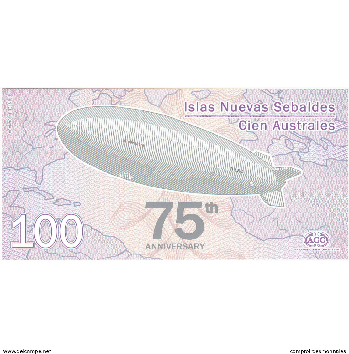 Billet, United Kingdom , 100 Australes, 2012, NEW JASON ISLAND, NEUF - Falsi & Campioni