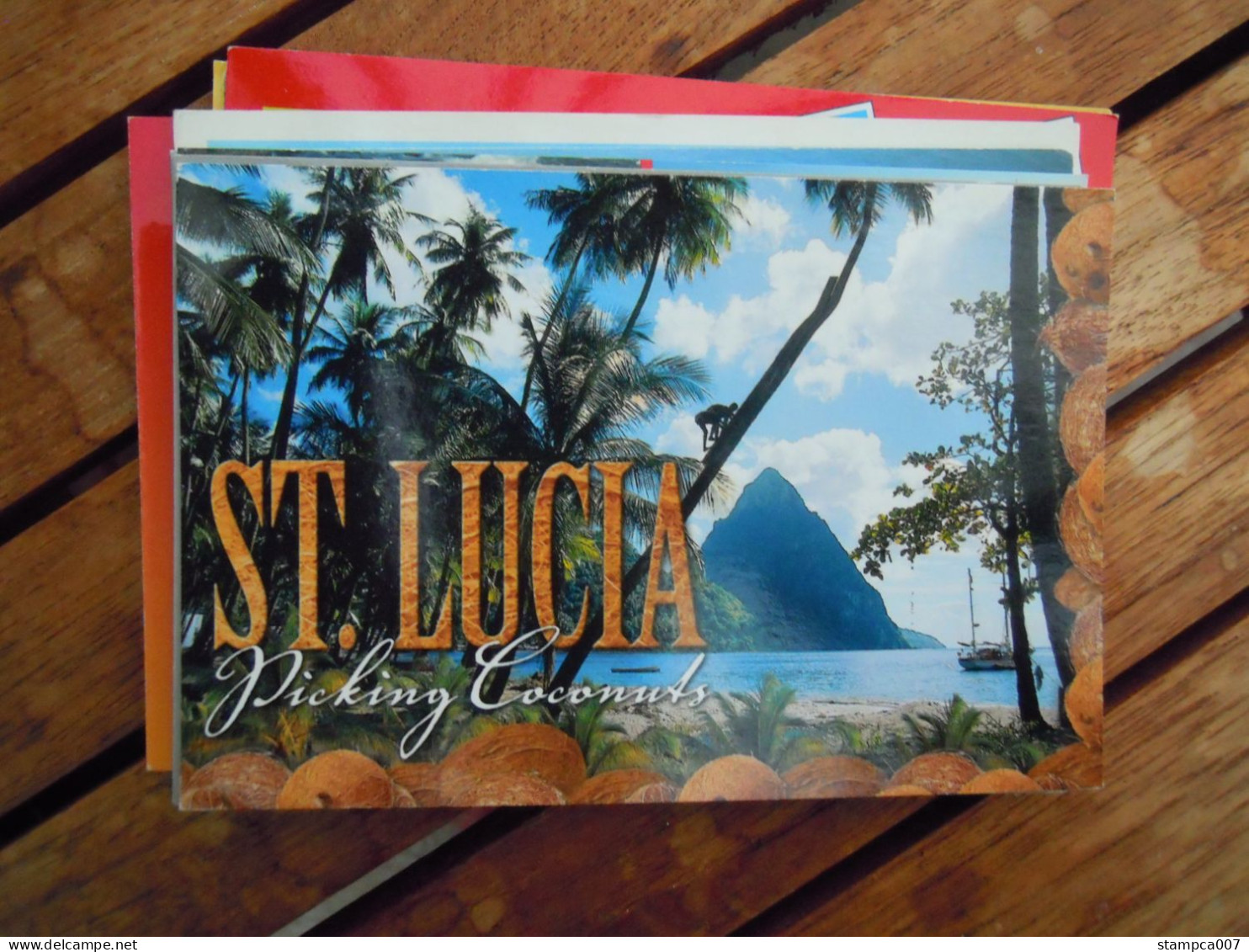 St Lucia Soufriere Coconuts    Used Circulé Gelopen - St. Lucia