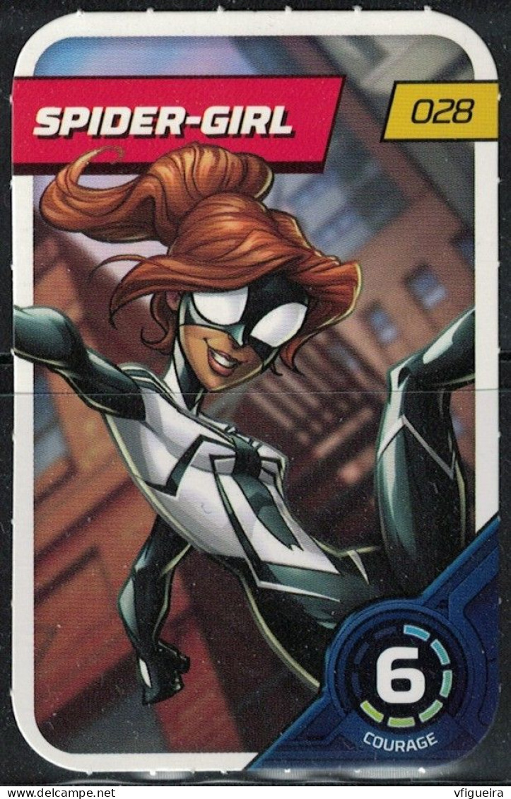 Carte E. Leclerc 2023 Marvel Défie Tes Héros Spider-Girl 028 - Otros & Sin Clasificación