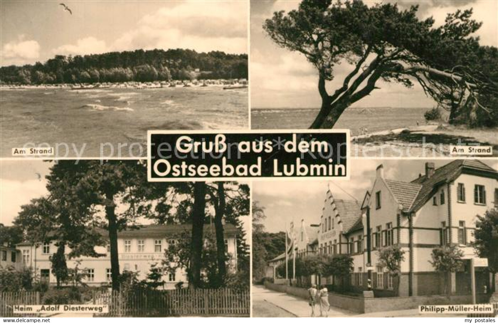 43262475 Lubmin Ostseebad Strand Heim Adolf Diesterweg Philipp Mueller Heim Lubm - Lubmin