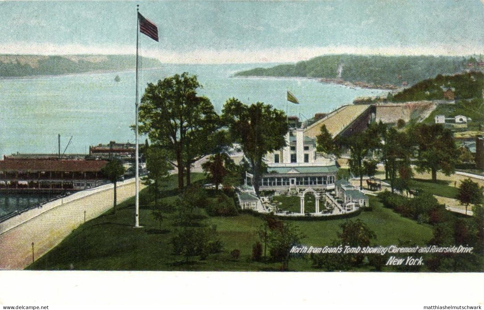 North From Grant's Tomb Showing Claremont And Riverside Drive - Cafés, Hôtels & Restaurants