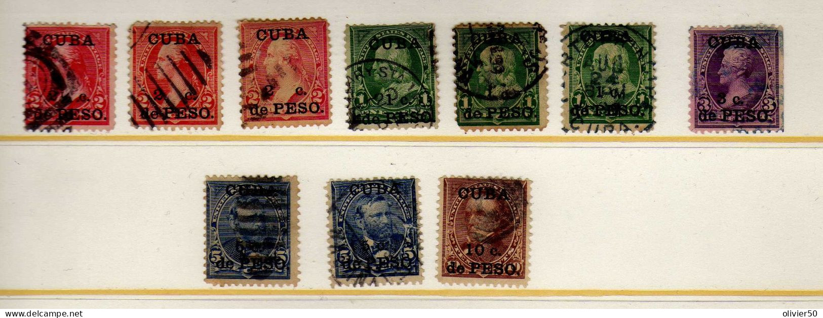 Cuba  (1899) - Timbres Des USA Surcharges - Oblit - Oblitérés