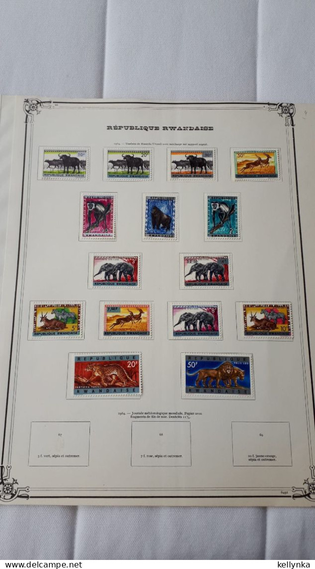 Rwanda - Accumulation Entre 1962 & 1967 - MNH & MH (11 Photos) - Colecciones