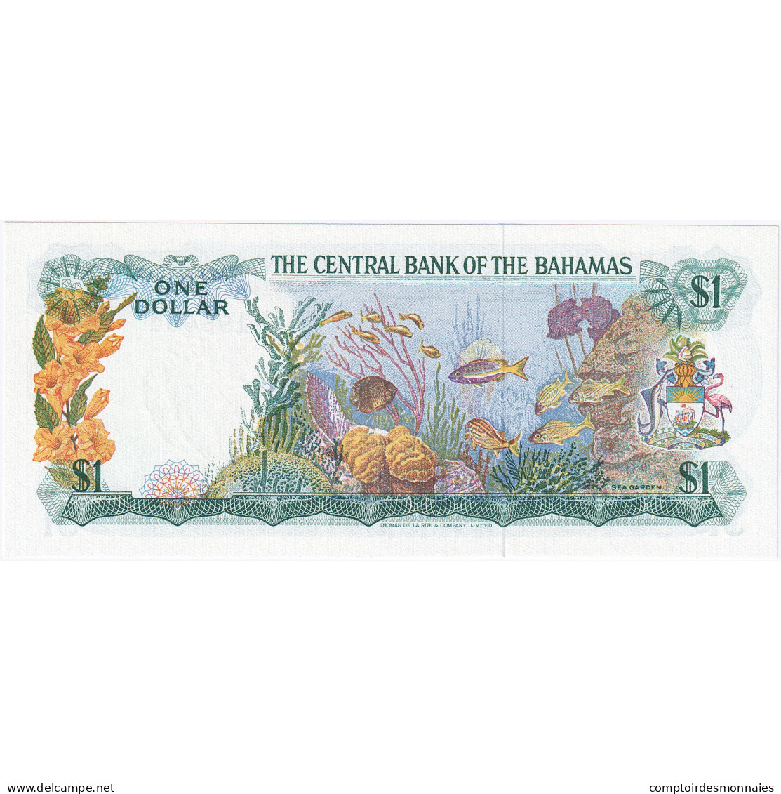 Billet, Bahamas, 1 Dollar, 1974, Undated (1974), KM:35a, NEUF - Bahamas