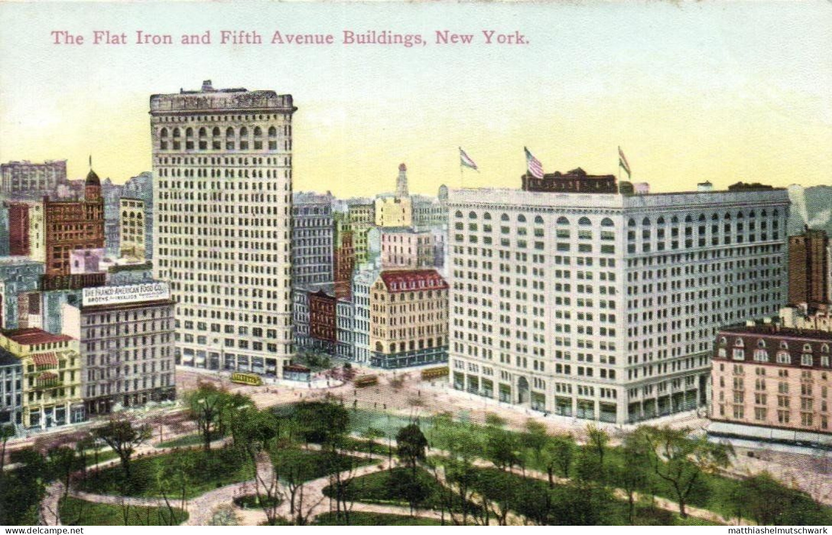 The Flat Iron And Fifth Avenue Buildings - Autres Monuments, édifices