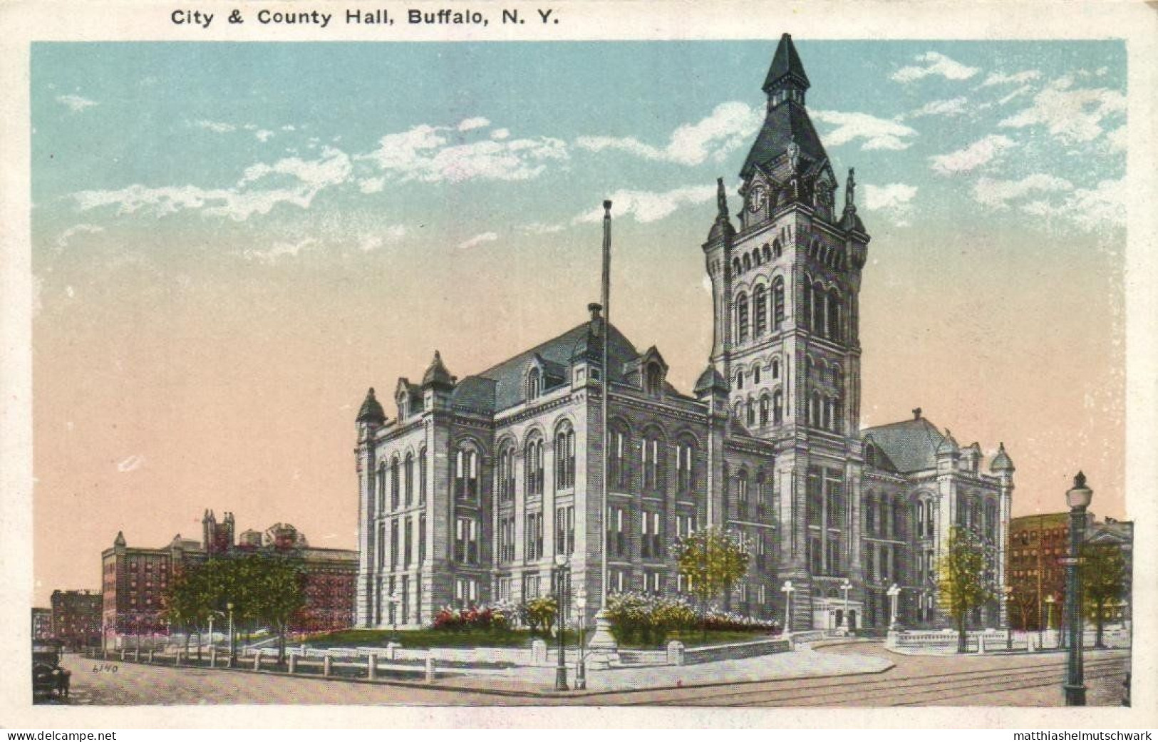 Buffalo/City And County Hall, 6140, 1910? - Buffalo