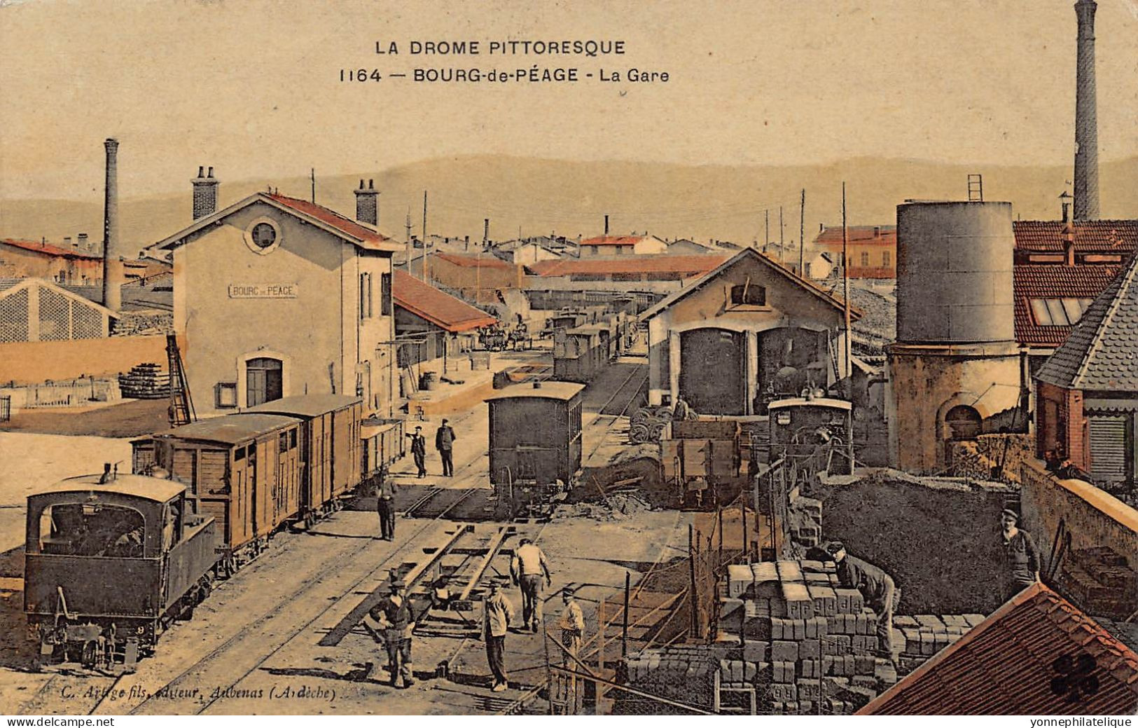 26 - DROME - BOURG DE PEAGE - La Gare- Superbe - (FR26-20) - Bourg-de-Péage