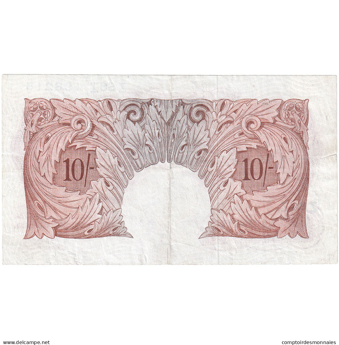 Grande-Bretagne, 10 Shillings, Undated (1948-60), KM:368a, TTB - 10 Schilling