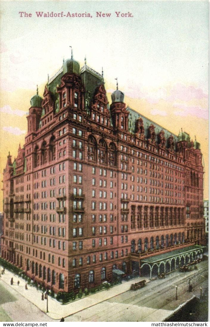 The Waldorf-Astoria, 1910? - Cafés, Hôtels & Restaurants