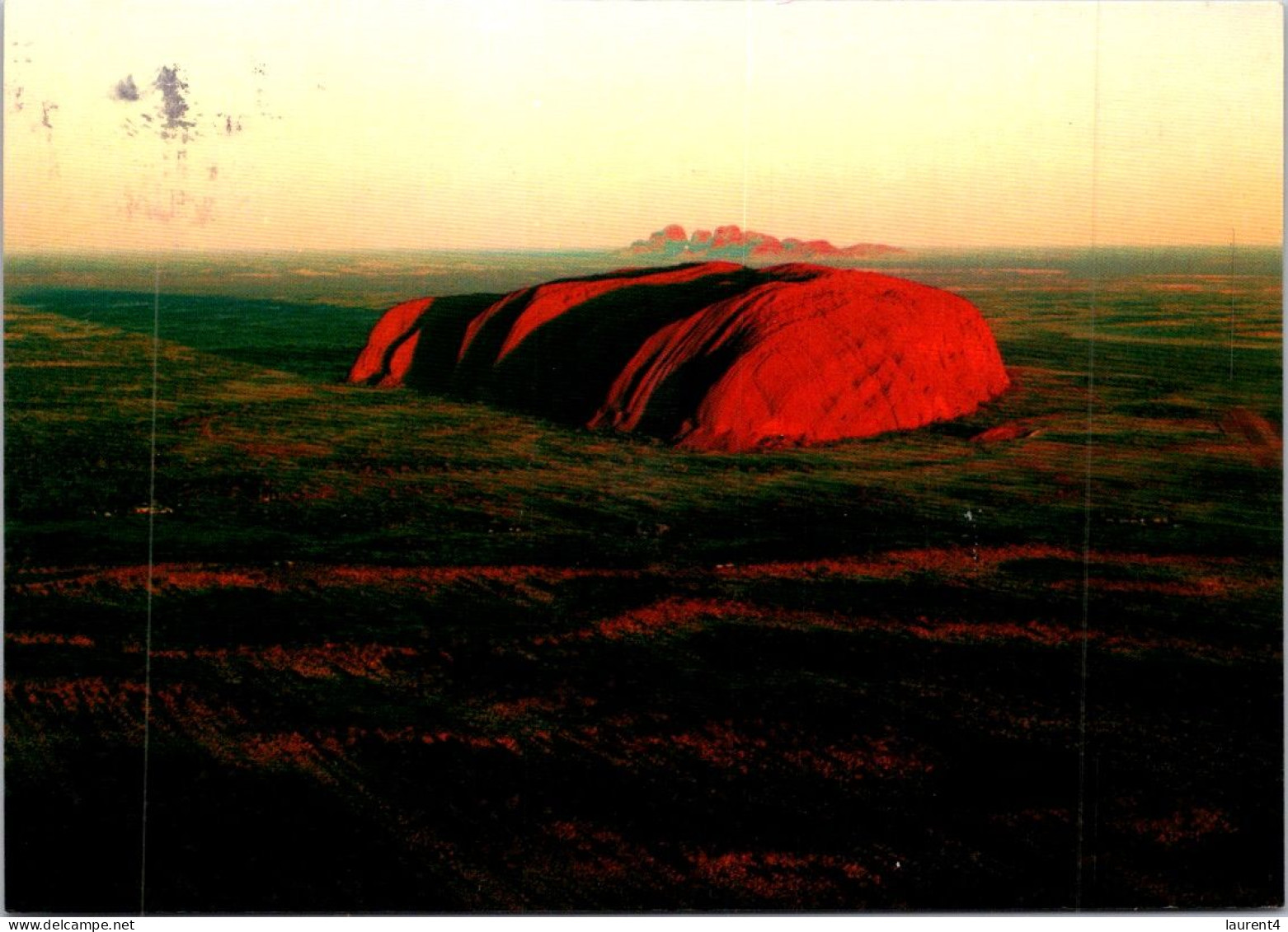 3-12-2023 (1 W 11) Australia - NT - Ayers Rock (now Call Uluru) & The Olgas (UNESCO) With Olympic Stamp - Uluru & The Olgas