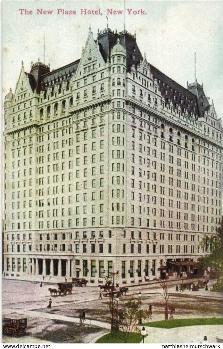 The New Plaza Hotel, 1910? - Wirtschaften, Hotels & Restaurants