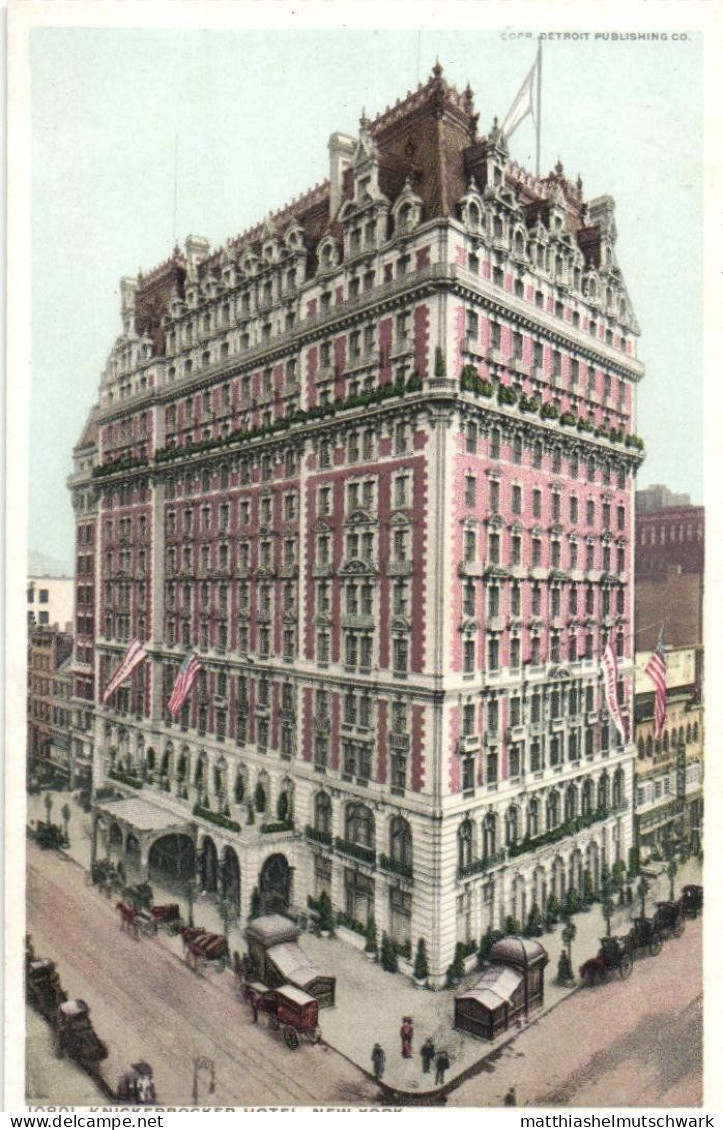 Knickerbocker Hotel, Verlag Detroit Publishing Co., Series 10801, 1910? - Wirtschaften, Hotels & Restaurants