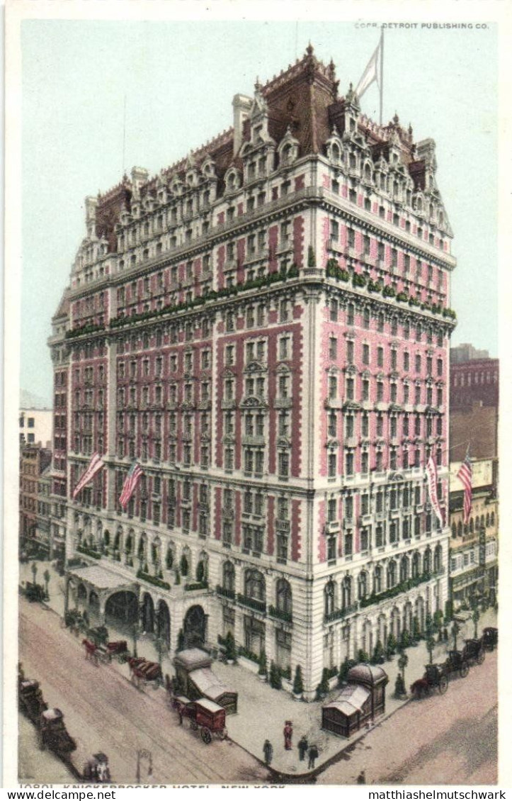 Knickerbocker Hotel, Verlag Detroit Publishing Co., Series 10801, 1910? - Cafés, Hôtels & Restaurants