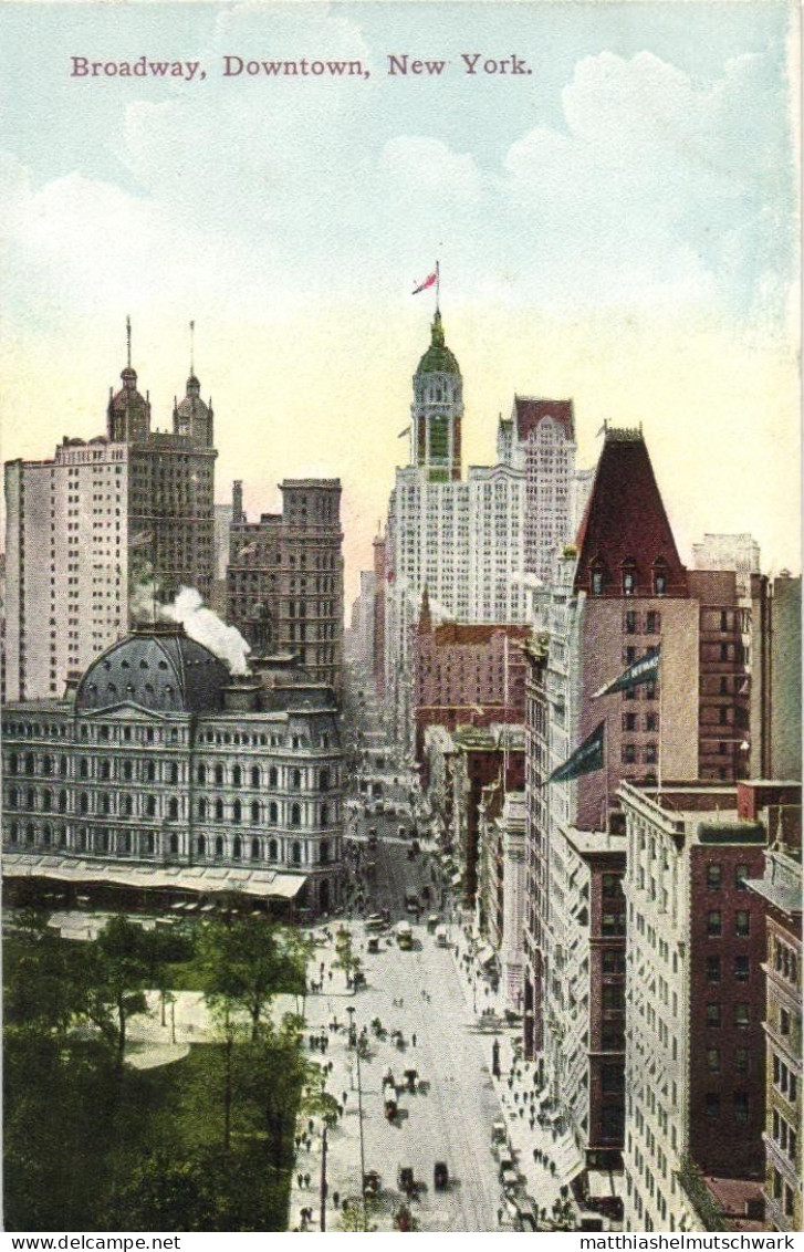 Broadway Downtown, 1910? - Broadway