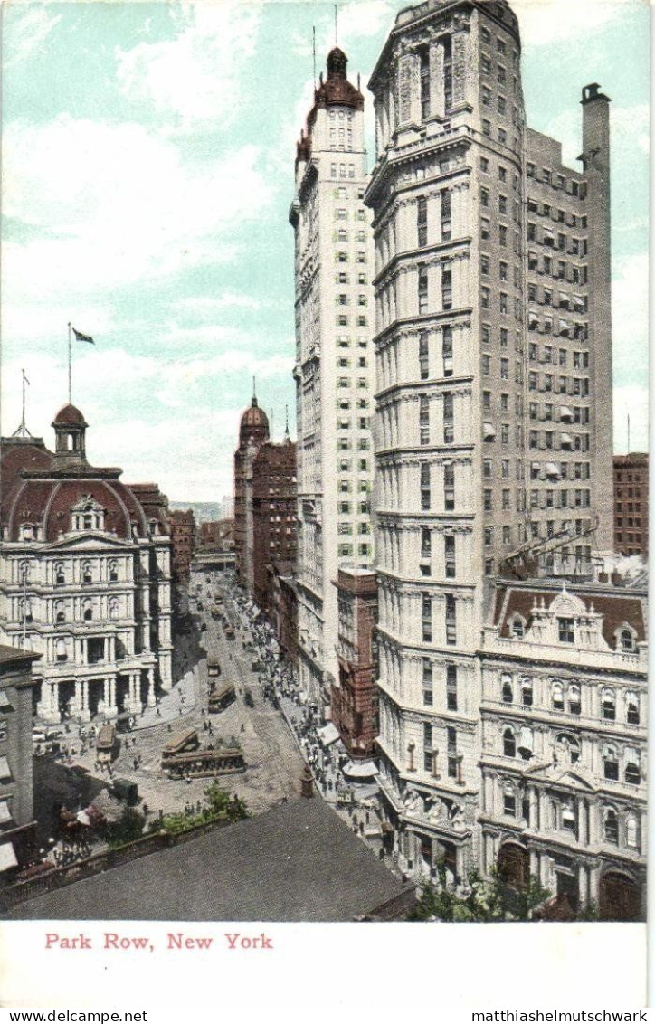 Park Row, 1910? - Piazze