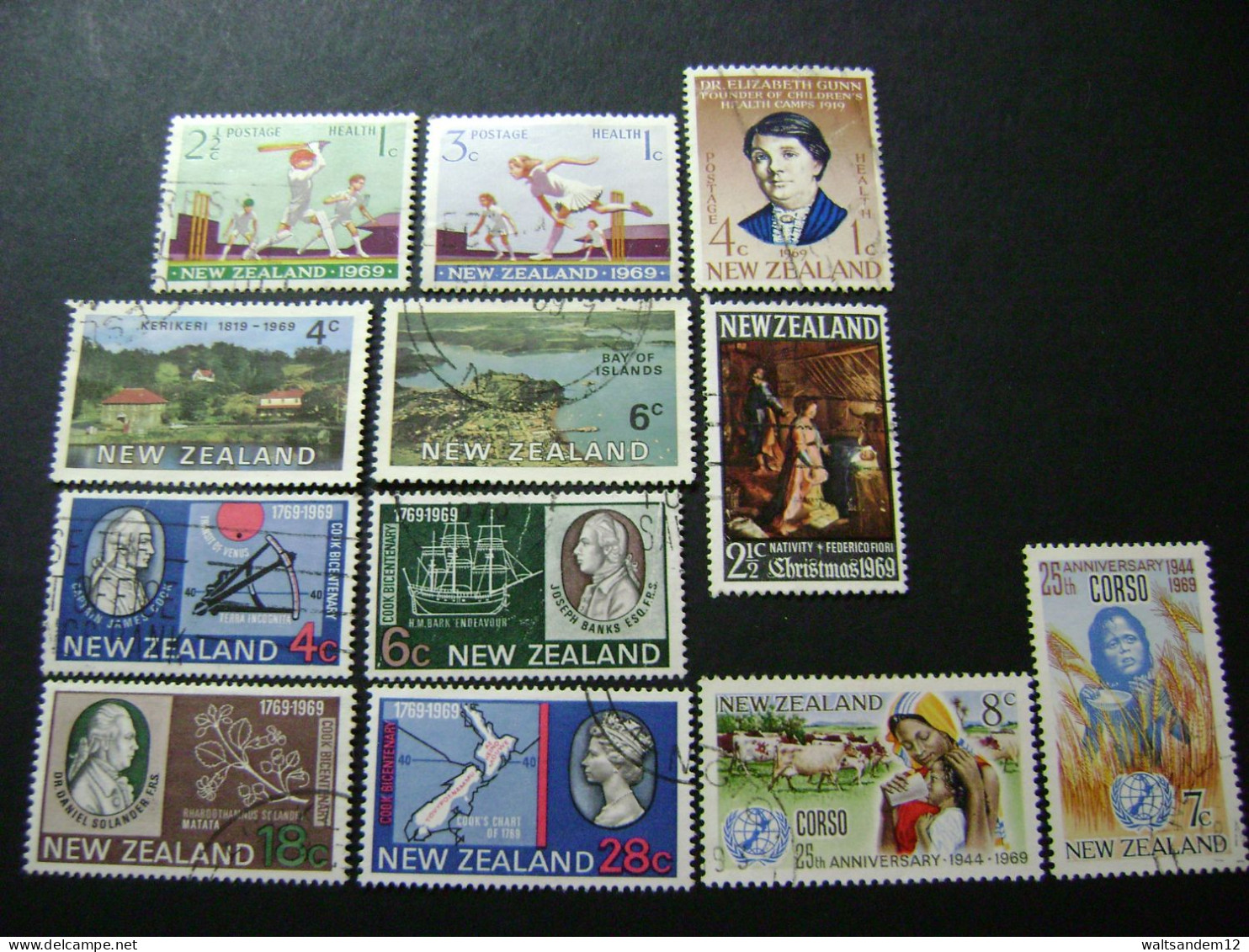 New Zealand - Late 1967 To 1969 Commemorative/special Issues Complete (SG 867-868,880-888,890-901,903-909,911-912) Used - Gebruikt